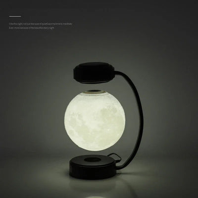 3D LED moon night light levitating and rotating glowing moon lamp for home and office decoration